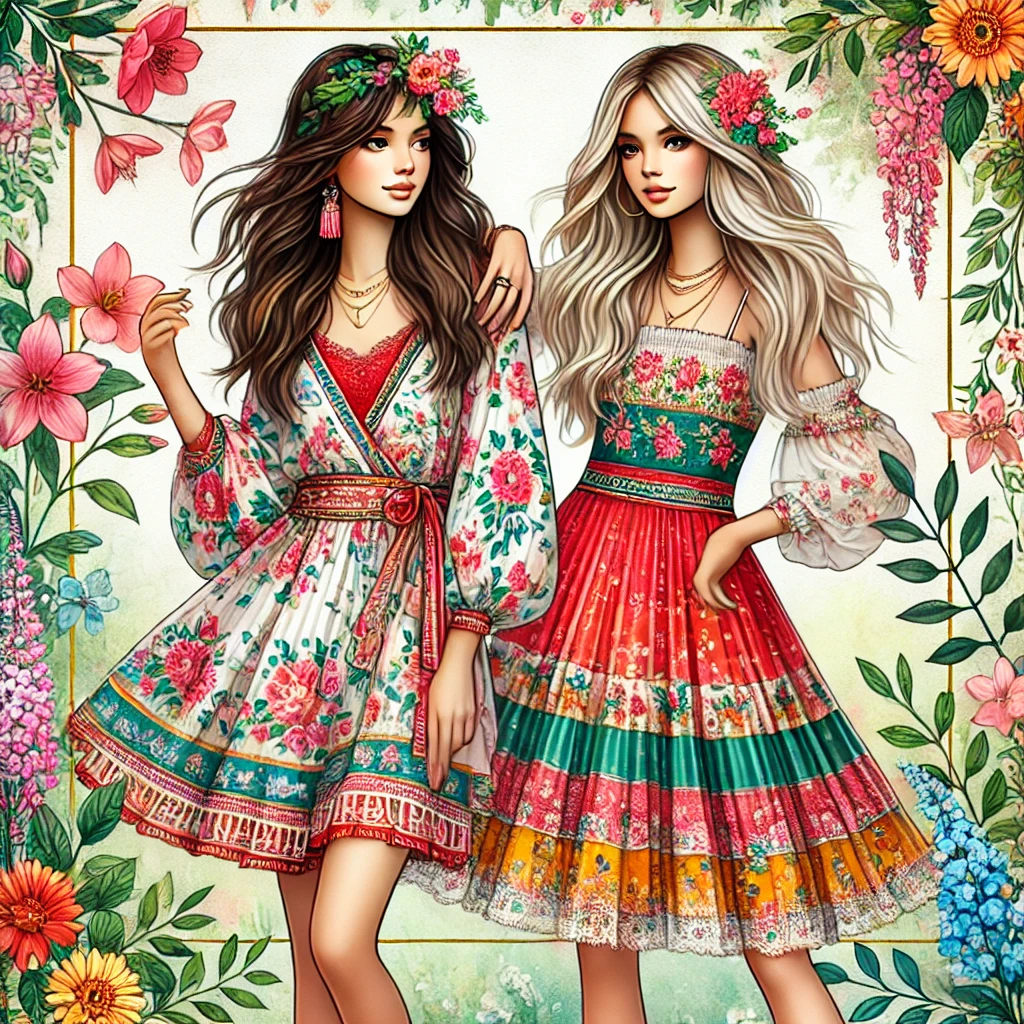 BFFs Flowers Inspired Fashion Interactive